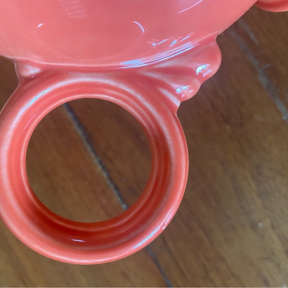 FiestaWare burnt orange large teapot RETIRED - Picture 6 of 6